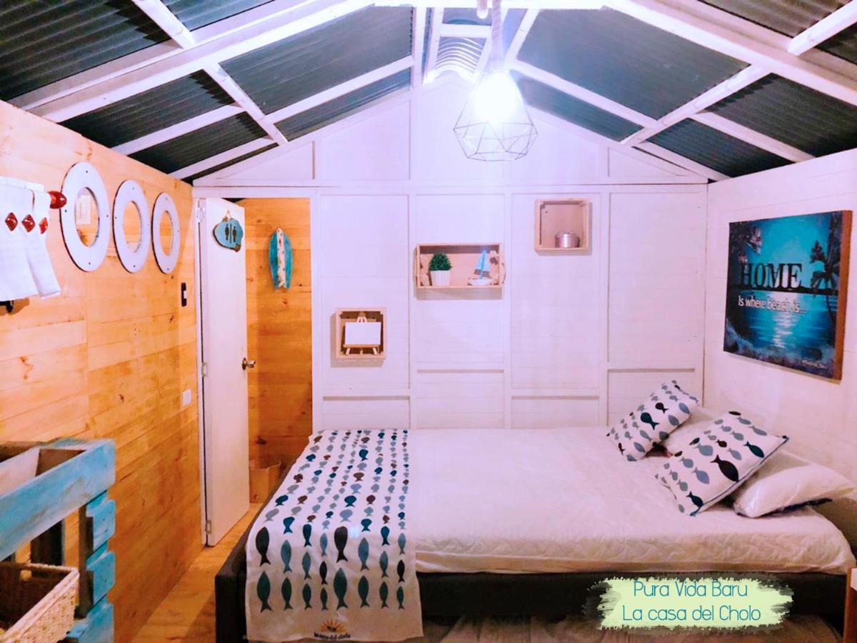 Отель Pura Vida Baru - La Casa Del Cholo Пендалес Экстерьер фото